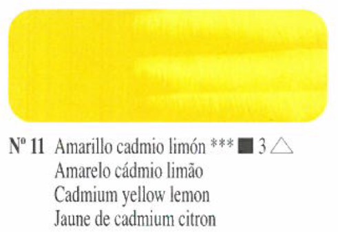 Venta pintura online: Oleo Amarillo cadmio limón nº11 serie 3