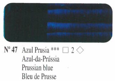Venta pintura online: Oleo Azul prusia nº47 serie 2 60ml
