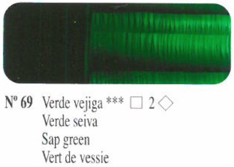 Venta pintura online: Oleo Verde vejiga nº69 serie 2 60ml