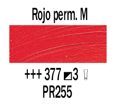 Venta pintura online: Óleo Rojo Perm. Medio nº377 S.3 15ml