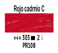 Venta pintura online: Óleo Rojo Cadmio Claro nº303 Serie 2