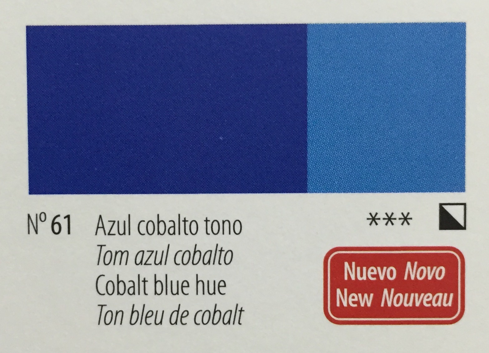 Acrílico titan Goya Azul cobalto Tono nº61