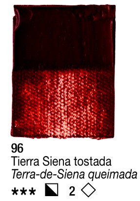 Acrílico Tierra Siena Tostada nº96 serie 2
