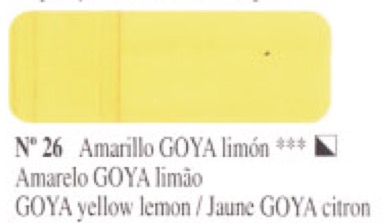 Venta pintura online: Óleo Amarillo Goya limón nº26