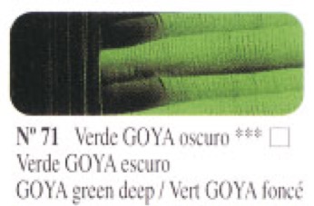 Venta pintura online: Óleo Verde Goya oscuro nº71