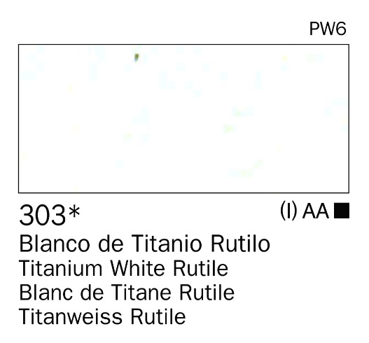 Venta pintura online: Acrilico Blanco Titanio Rutilo nº303