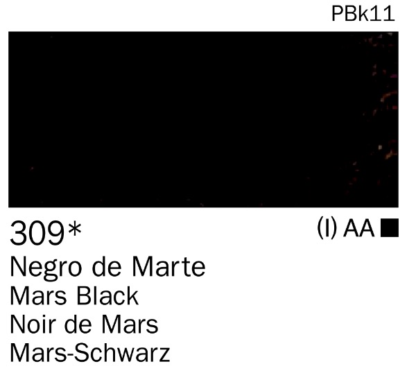 Venta pintura online: Acrilico Negro de Marte nº309