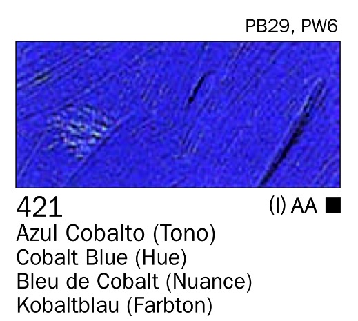 Venta pintura online: Acrilico Azul Cobalto (tono) nº421