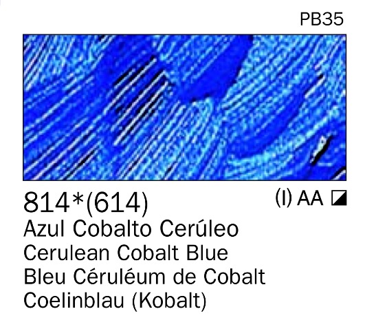 Venta pintura online: Acrilico Azul Cobalto Cerúleo nº814