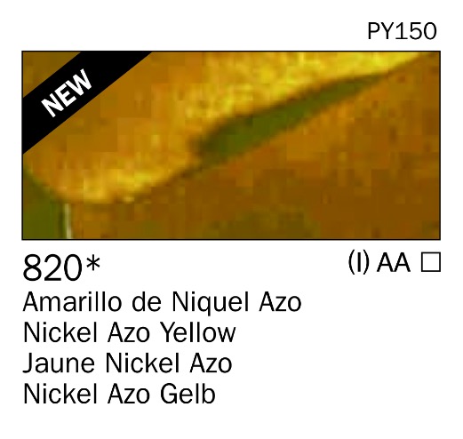 Venta pintura online: Acrilico Amarillo de Niquel Azo nº820