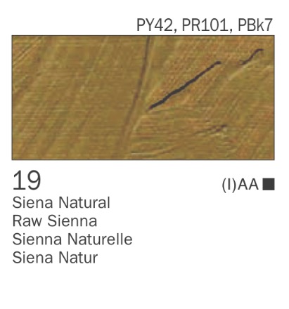 Acrílico Siena natural nº19